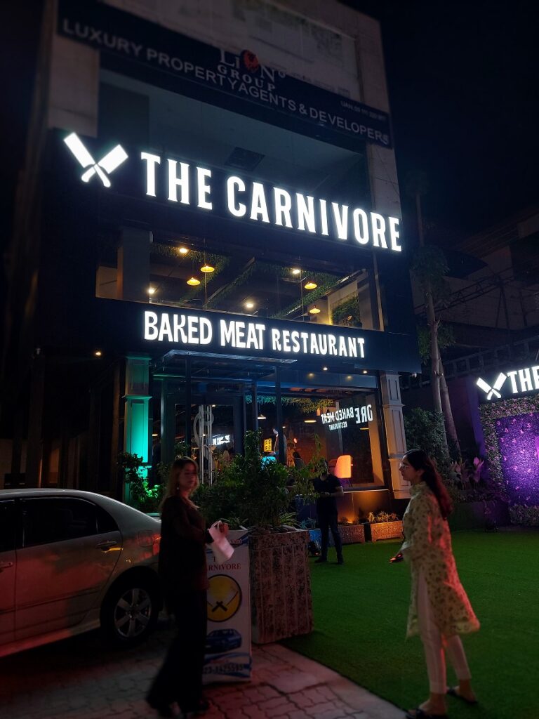 The Carminvore restaurant in Lahore: a vibrant dining establishment serving delicious cuisine.